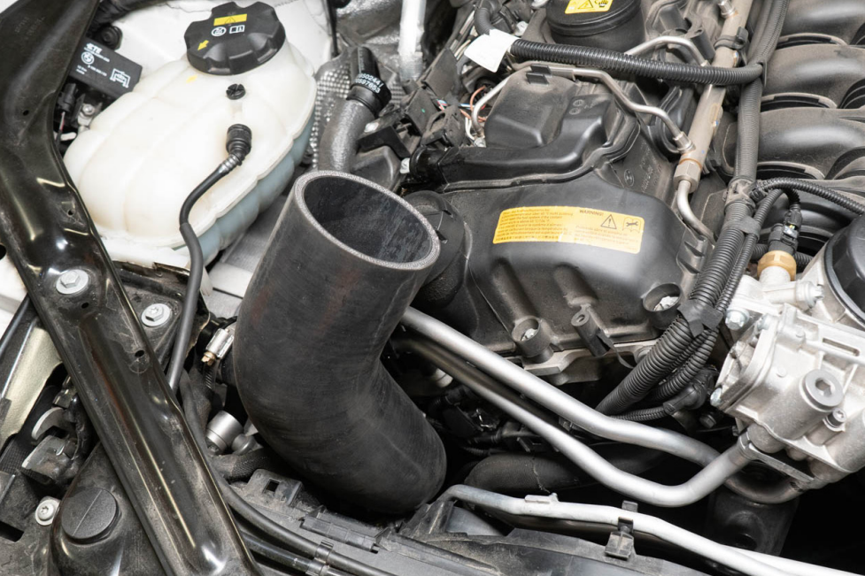 Installing the CTS Turbo inlet pipe