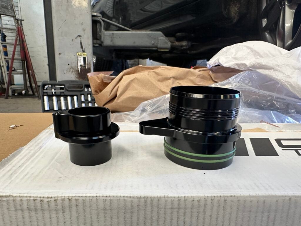 CTS Turbo inlet pipe aluminum billet fittings