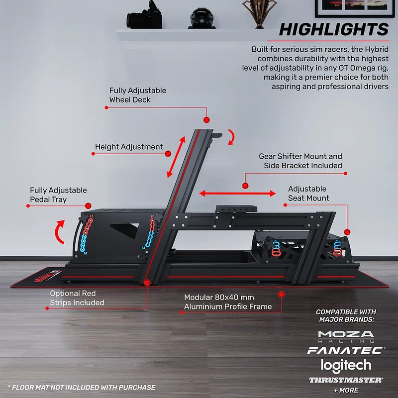 GTOmega HYBRID cockpit