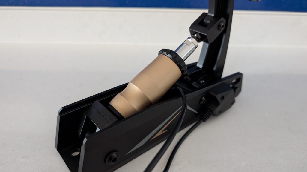 Brake pedal close up