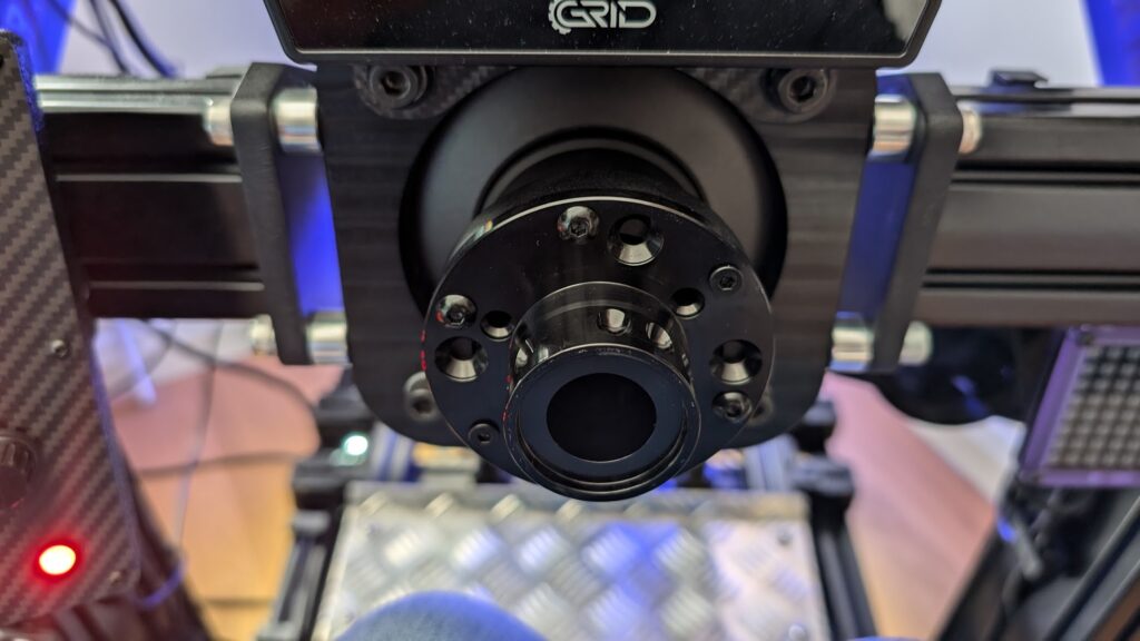 Moza hub adapter fitted