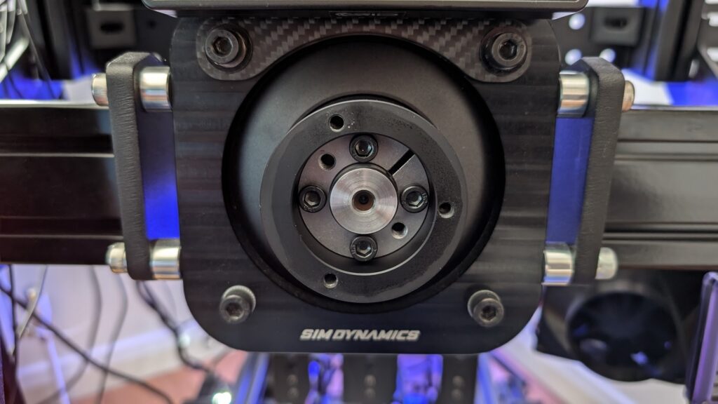 Simucube 2 Pro with SQR hub removed