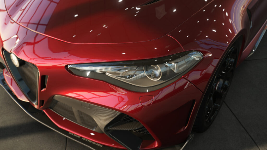 Alfa Romeo Guilia in Assetto Corsa Evo