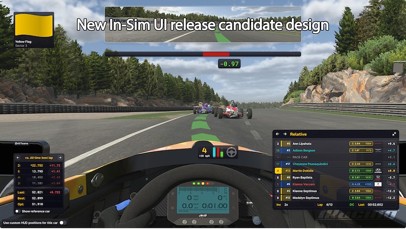 New Sim UI New Sim UI