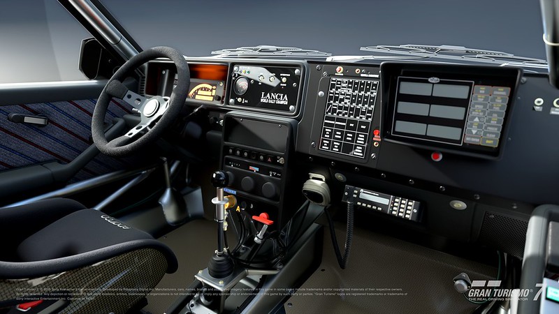 Lancia Delta HF Integrale Rally Car '92 cokcpit